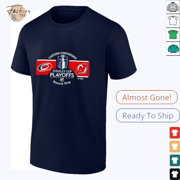 Carolina Hurricanes vs New Jersey Devils 2025 Stanley Cup Playoffs shirt