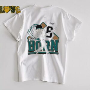 Chad Born Coastal Carolina Baseball caricature ’25 shirt