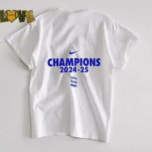 Champions 2024 25 Birmingham City FC swoosh logo shirt