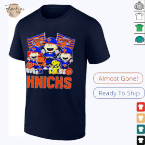 Charlie Brown and Friends Peanuts cheer New York Knicks Playoffs 2025 shirt2