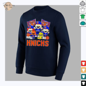 Charlie Brown and Friends Peanuts cheer New York Knicks Playoffs 2025 shirt3