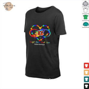 Cincinnati Bengals Accept Understand Love Autism Awareness 2025 Shirt