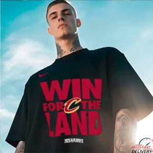 Cleveland Cavaliers win for the Land 2025 NBA Playoffs shirt