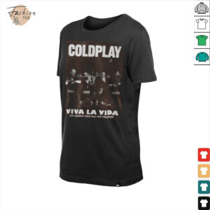 Coldplay Viva La Vida World Tour T Shirt2