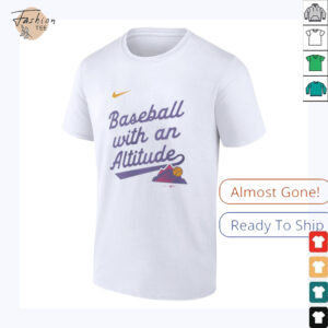 Colorado Rockies baseball with an Altitude 2025 City Connect Team...
