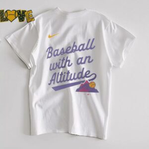 Colorado Rockies baseball with an Altitude 2025 City Connect Team...