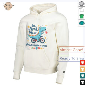 Cute Autism Awareness Dinosaur In April Wear T Shirt