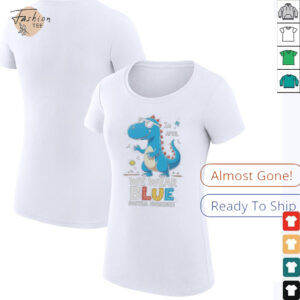 Cute T Rex Dinosaur With Sunglasses Autism Awareness T Shirt