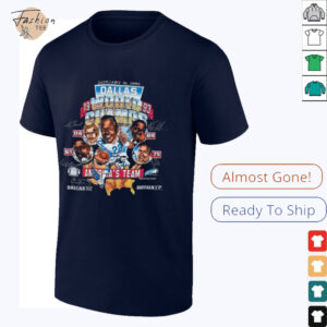 Dallas Cowboys World Champs 1993 NFL Football Team Super Bowl Big Head Shirt3
