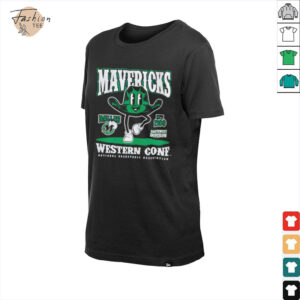 Dallas Mavericks Mitchell and Ness retro mascot shirt