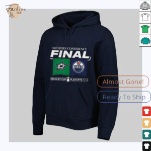 Dallas Stars Vs Edmonton Oilers 2025 Western Conference Finals NHL Matchup Stanley Cup Playoffs Unisex T Shirt2