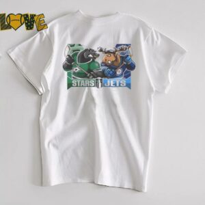 Dallas Stars Vs Winnipeg Jets 2025 2nd Round Matchups Western Conference Semi Finals Mascot shirt3