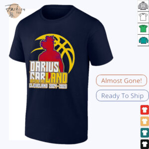 Darius Garland defend the land 2024 2025 Cleveland Cavaliers shirt3