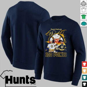 David Pastrnak Goat 100 points shirt