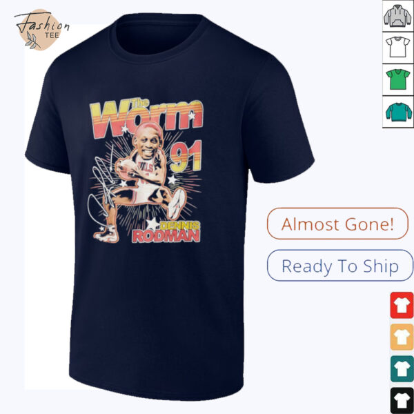 Dennis Rodman The Worm big head signature shirt