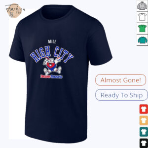 Denver Nuggets Mile High City 1974 Mascot T shirts