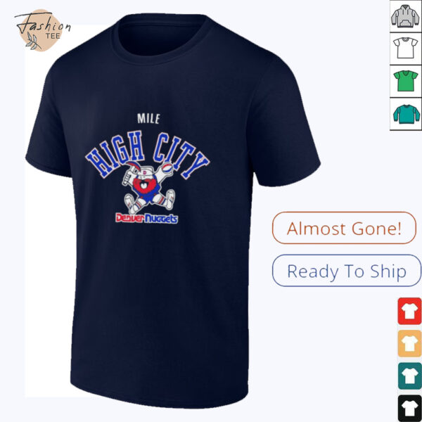 Denver Nuggets Mile High City 1974 Mascot T shirts