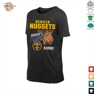Denver Nuggets Nba Playoffs Official Postseason Basketball Shirt2