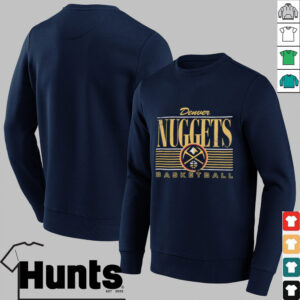 Denver Nuggets basketball retro letter shirt