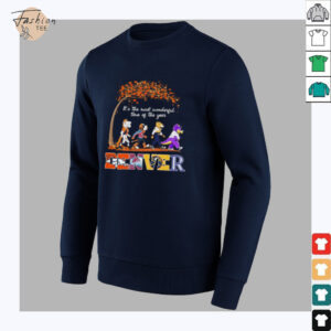 Denver Sports Teams Mascots & Beatles Abbey Road “It’s The Most Wonderful Time Of The Year” Shirt – Mile High Mascots & Classic Holiday Music