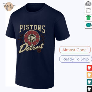 Detroit Pistons Homage Hometown Edition Tri Blend T Shirt