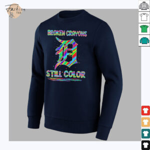 Detroit Tigers Broken Crayons Still Color T shirts