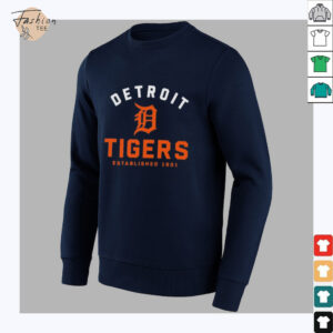 Detroit Tigers logo established 1901 shirt