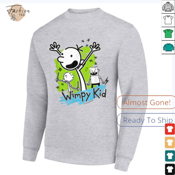 Diary of a Wimpy Kid Greg Stars Doodle T Shirt