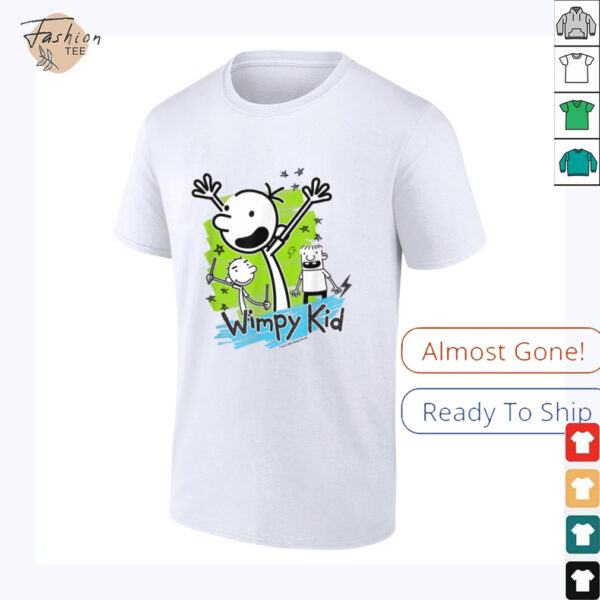 Diary of a Wimpy Kid Greg Stars Doodle T Shirt