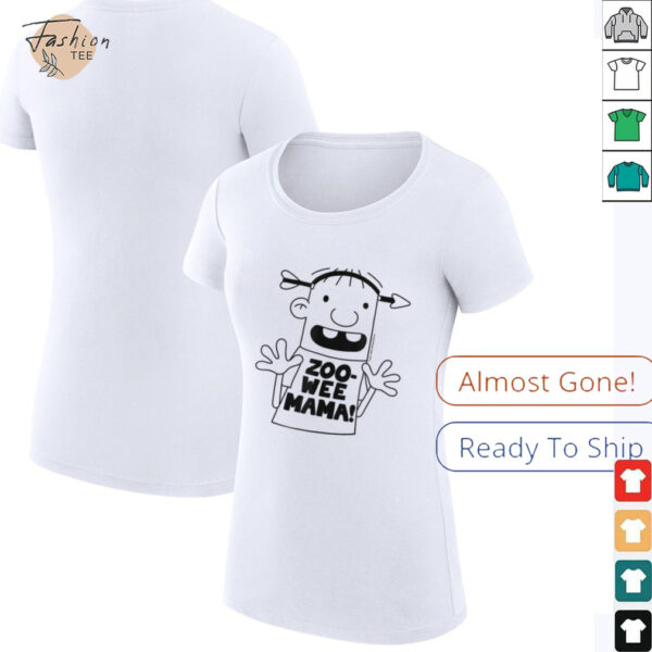 Diary of a Wimpy Kid Rowley Zoo Wee Mama Big Face T Shirt