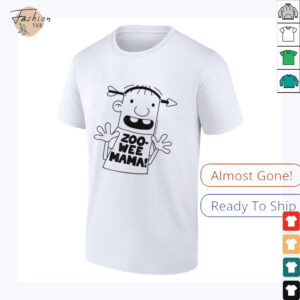 Diary of a Wimpy Kid Rowley Zoo Wee Mama Big Face T Shirt