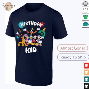 Disney Jr. Mickey & Friends _Birthday Kid_ Birthday Party Shirt