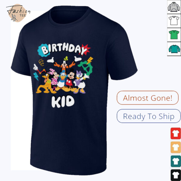 Disney Jr. Mickey & Friends _Birthday Kid_ Birthday Party Shirt