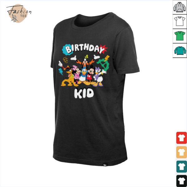 Disney Jr. Mickey & Friends _Birthday Kid_ Birthday Party Shirt