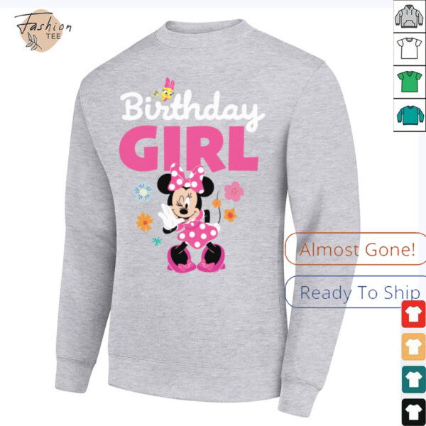 Disney Jr. Minnie Mouse _Birthday Girl_ Birthday Party Shirt