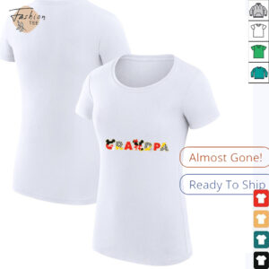 Disney Mickey & Minnie Grandpa Gift Family Trip Vacation Shirt