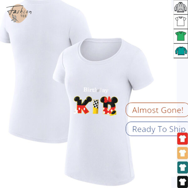 Disney Mickey & Minnie _Birthday Kid_ Birthday Party Shirt