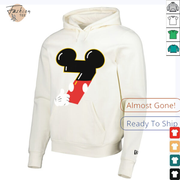 Disney Mickey Numbers _7_ Seventh 7th Birthday Party Giftshirt