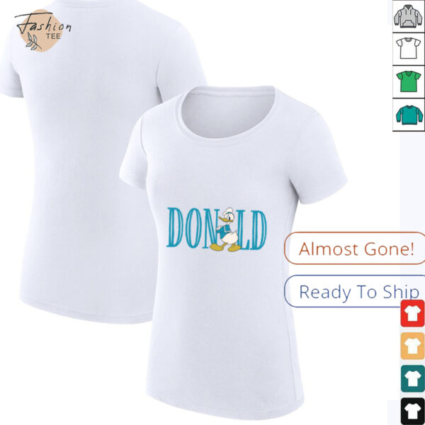 Disney Mickey and Friends Donald Duck Lettering Classic Shirt