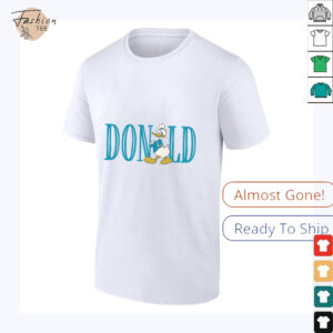 Disney Mickey and Friends Donald Duck Lettering Classic Shirt