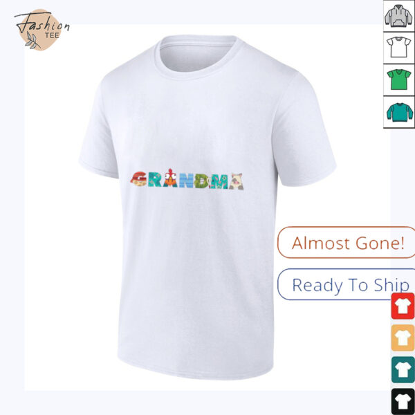 Disney Moana Letters Grandma Gift Family Trip Vacation Shirt