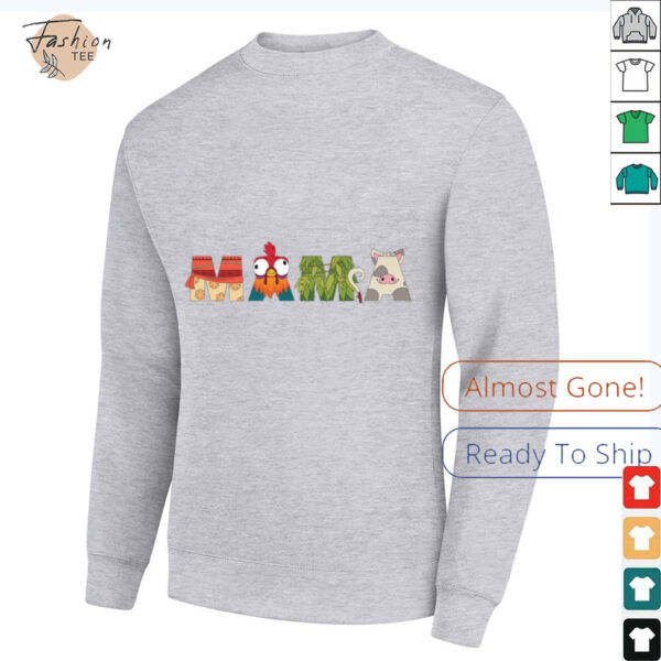 Disney Moana Letters _Mama_ Mother’s Day Birthday Gift Shirt