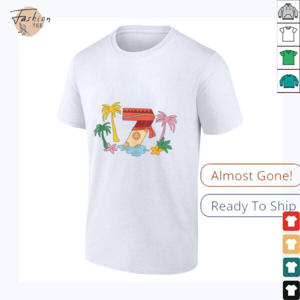 Disney Moana Numbers 7 Seventh 7th Birthday Party Gift Shirt