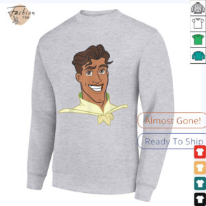 Disney Princess and the Frog Prince Naveen Big Face Costume T Shirt