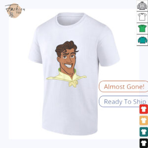 Disney Princess and the Frog Prince Naveen Big Face Costume T Shirt