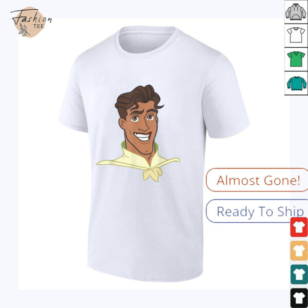 Disney Princess and the Frog Prince Naveen Big Face Costume T Shirt