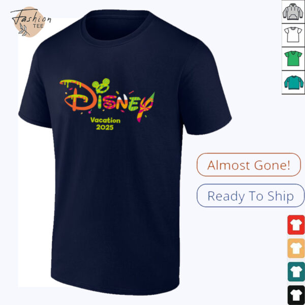 Disney Vacation 2025 Halloween Treats Script Logo Group Trip Shirt