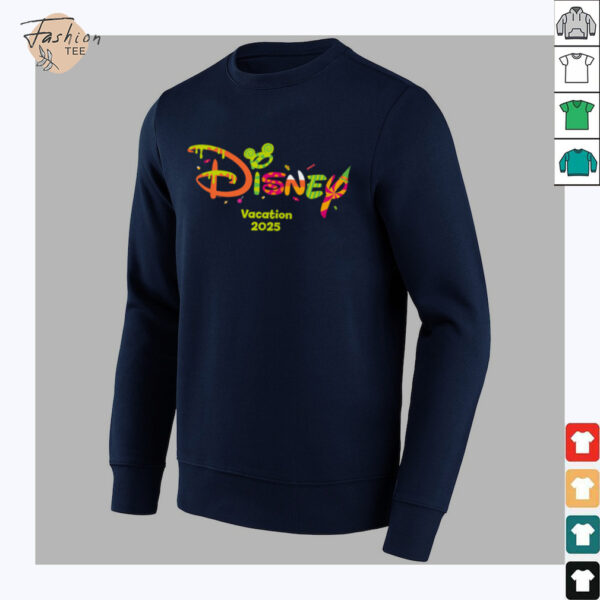Disney Vacation 2025 Halloween Treats Script Logo Group Trip Shirt