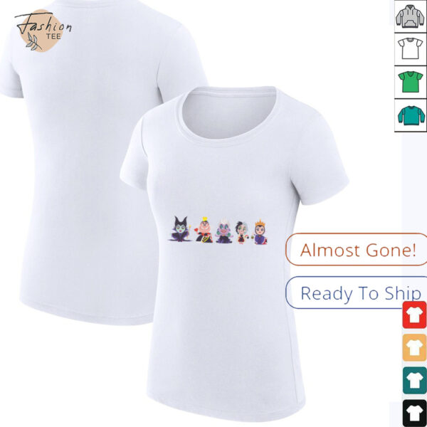 Disney Villains Kawaii Chibi Evil Queens Shirt