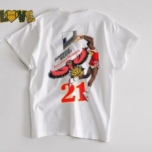 Dominique Wilkins 21 Atlanta Hawks NBA Player Basketball shirt3